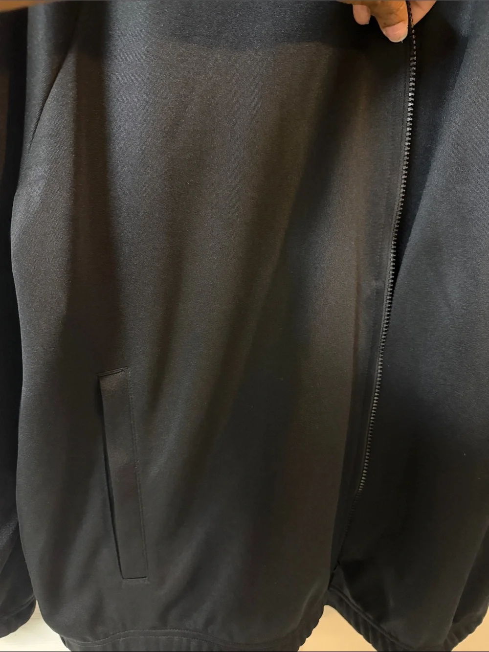 Jordan Men's Black and Gray Performance Full-Zip Jacket